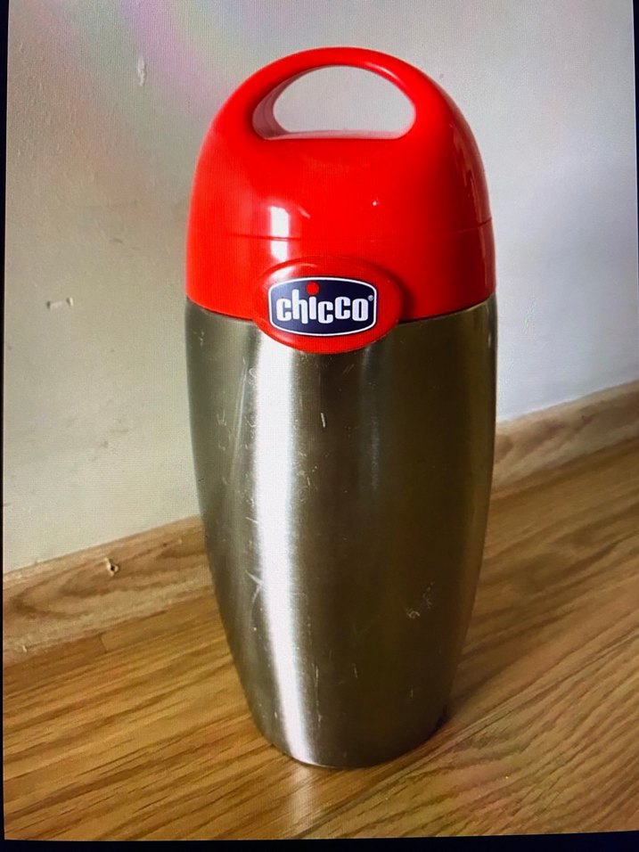 Chicco Kırmızı Kapaklı mama termosu  Bebek Termosu - Görsel 2