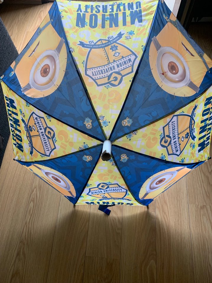 Lisanslı Renkli Cars Uçaklar Minyonlar çocuk şemsiye - Görsel 3