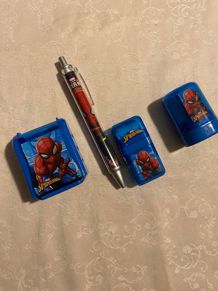 Mavi Örümcek Adam Temalı Kırtasiye Seti - Görsel 2