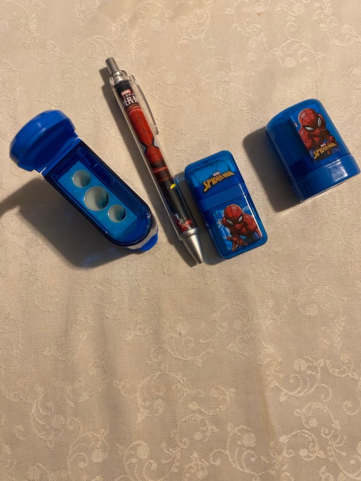 Mavi Örümcek Adam Temalı Kırtasiye Seti - Görsel 3