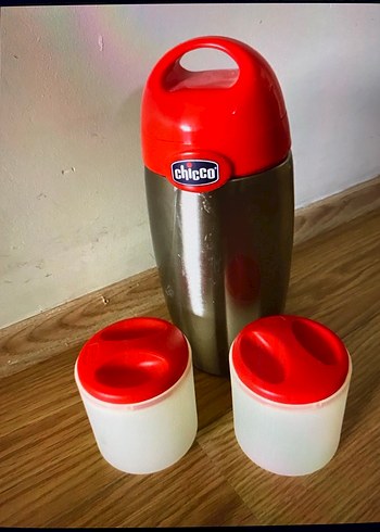 Chicco Kırmızı çelik mama termosu - Görsel 2