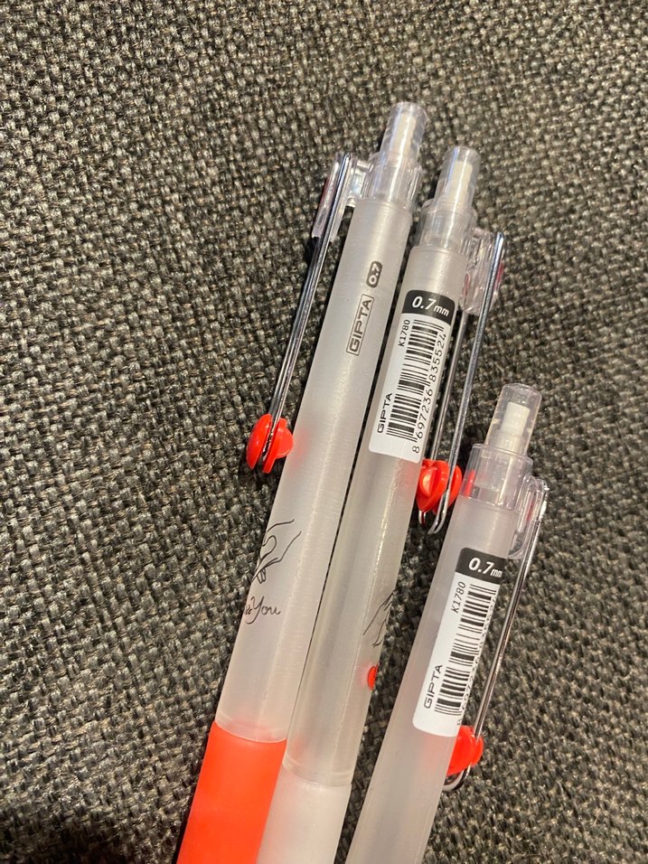 Rotring Gıpta Renkli Kalpli Beyaz versatil Kalem uçlu kalem - Görsel 2