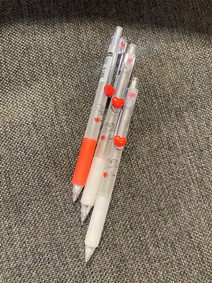 Rotring Gıpta Renkli Kalpli Beyaz versatil Kalem uçlu kalem - Görsel 3