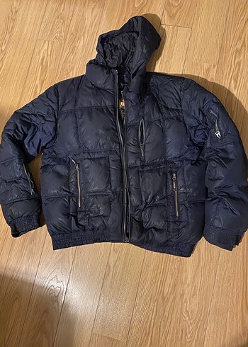 Tommy Hilfiger kaz tüyü Fermuarlı Kış Montu - Görsel 9