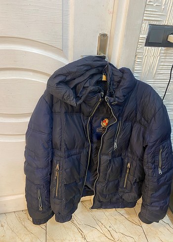 Tommy Hilfiger kaz tüyü Fermuarlı Kış Montu - Görsel 5