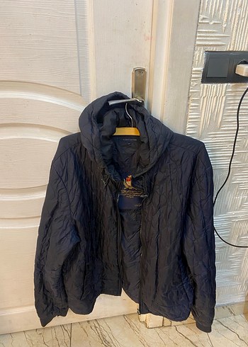 Tommy Hilfiger kaz tüyü Fermuarlı Kış Montu - Görsel 7