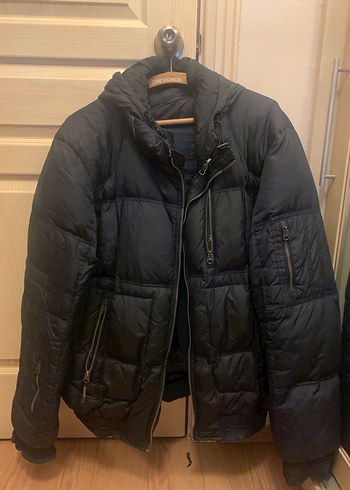 Tommy Hilfiger kaz tüyü Fermuarlı Kış Montu - Görsel 10