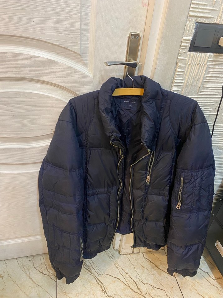 Tommy Hilfiger kaz tüyü Fermuarlı Kış Montu - Görsel 3