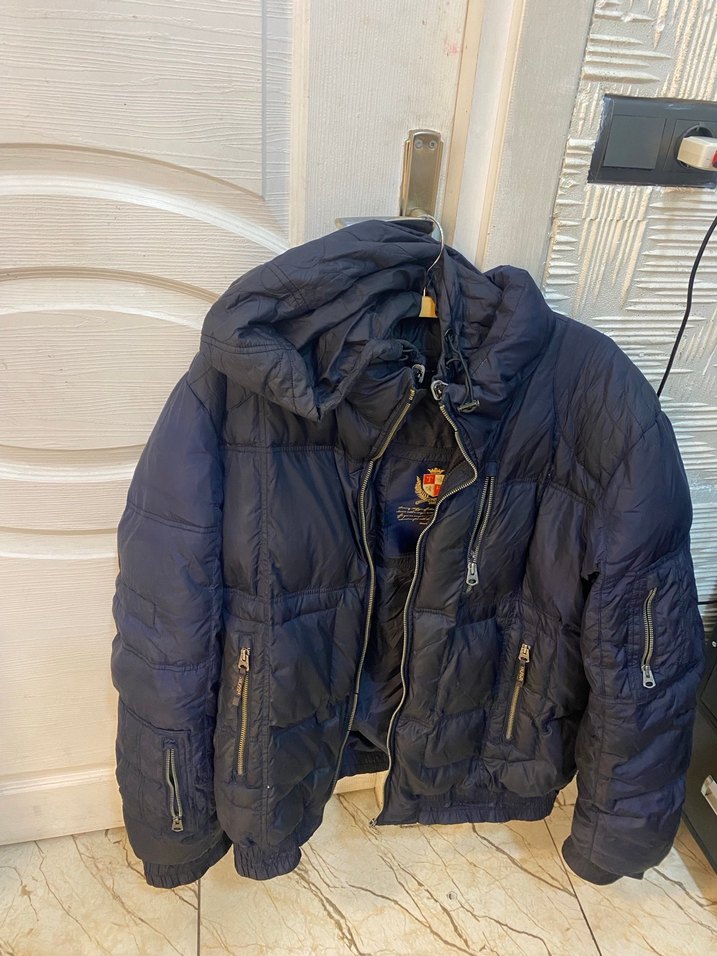 Tommy Hilfiger kaz tüyü Fermuarlı Kış Montu - Görsel 5