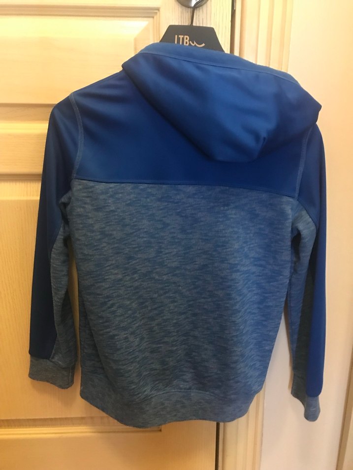 Benetton  Çocuk Fermuarlı Mavi Sweatshirt 11/12 yaş - Görsel 2