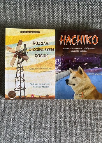 Rüzgârı Dizginleyen Çocuk ve Hachiko Kitapları