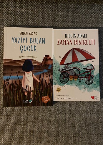 Yazıyı Bulan Çocuk & Zaman Bisikleti Çocuk Kitapları
