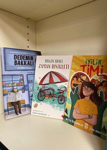 Dedemin Bakkalı, Zaman Bisikleti, İyilik Timi çocuk kitap
