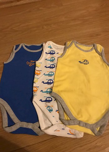Mothercare kolsuz Bebek Body 9-12 ay - Görsel 2