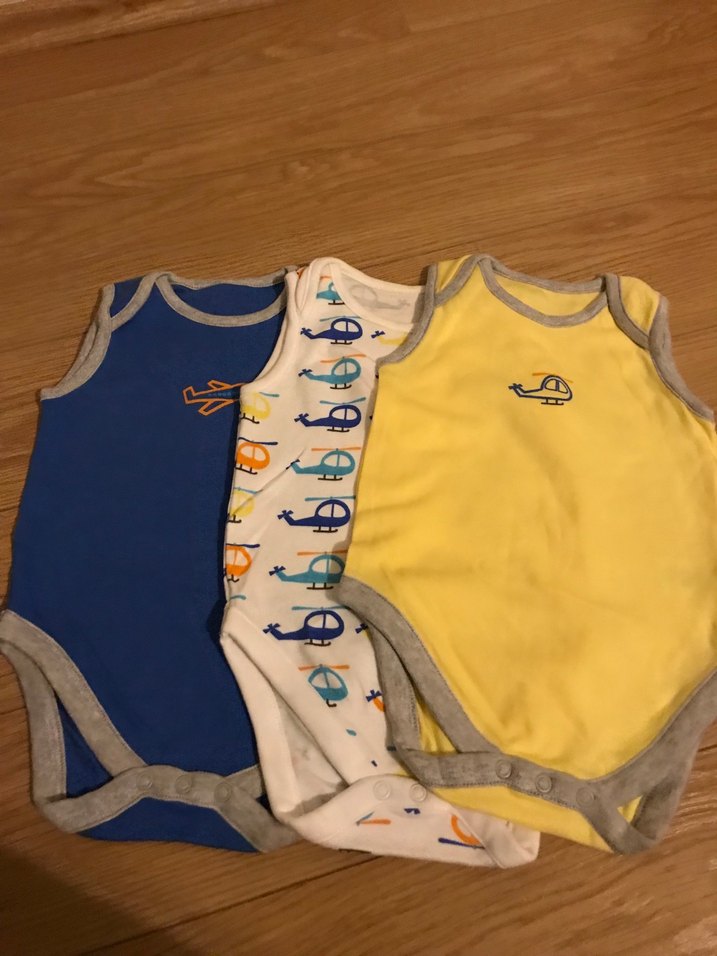 Mothercare kolsuz Bebek Body 9-12 ay - Görsel 2