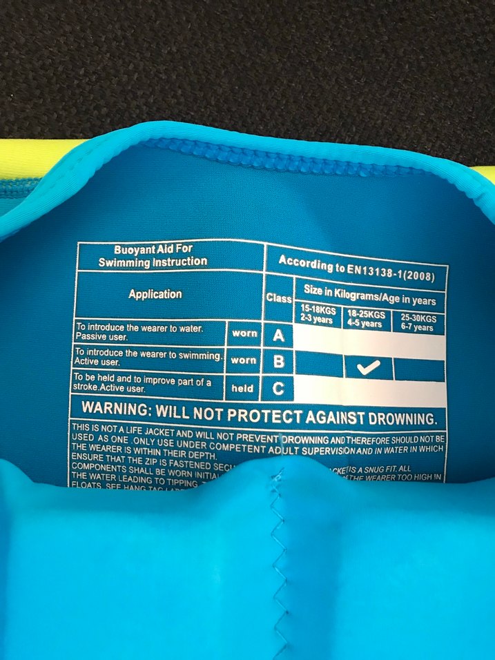 Mothercare batmayan mayo  Yelek 4-5 yaş - Görsel 3