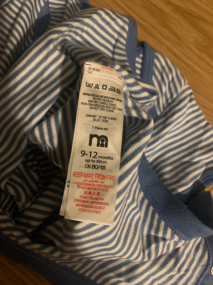 Mothercare   Body Seti 9-12 ay - Görsel 5