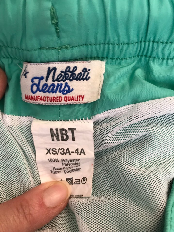 B&G Store Turkuaz Erkek Çocuk Şort mayo 3-4 yaş - Görsel 3