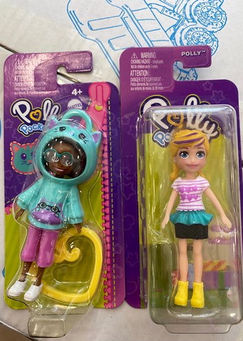 Renkli Polly Pocket Bebek oyuncak Seti