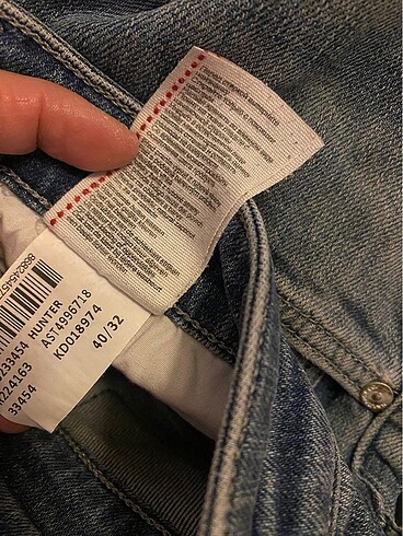 40 Beden mavi Renk Mavi Jeans kot pantolon