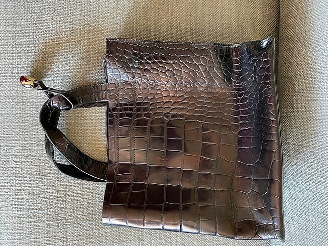 Beden Furla yılan derisi çanta