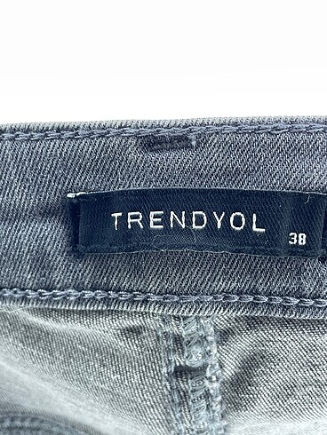 38 Beden gri Renk Trendyol & Milla Jean / Kot %70 İndirimli.