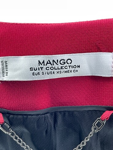 s Beden bordo Renk Mango Blazer %70 İndirimli.