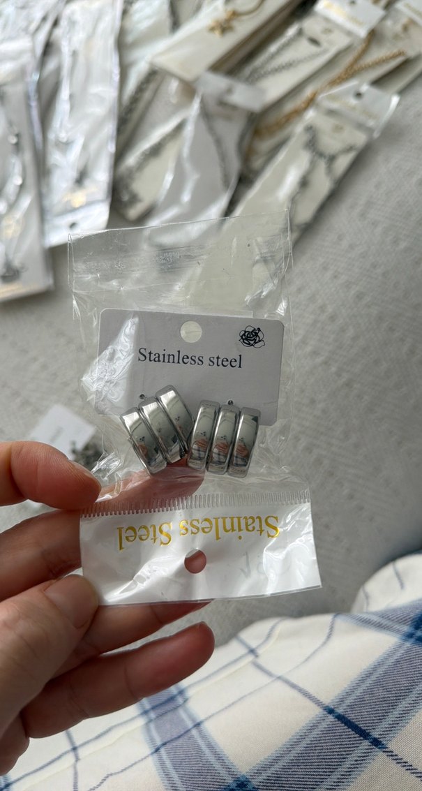 Çelik küpe - Görsel 2