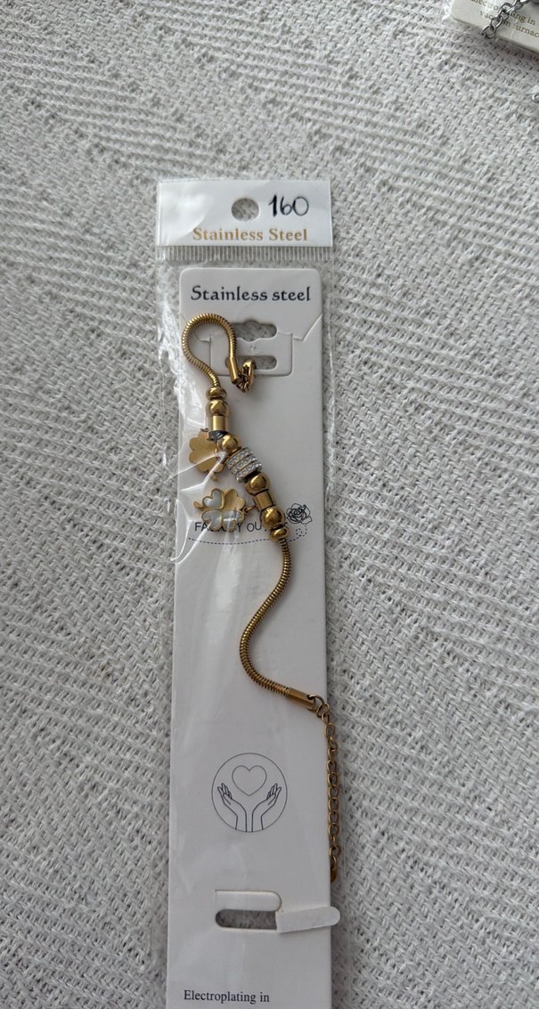 Zincir Detaylı Çelik  Kadın Bileklik - Görsel 2