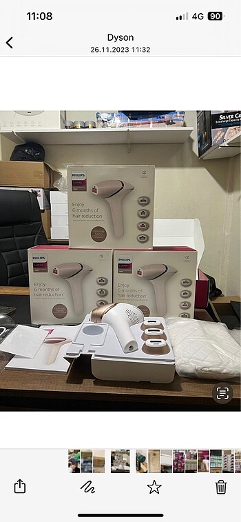 Philips Lazer Epilasyon cihazı