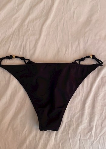 33 Beden siyah Renk Siyah Strappy Kadın Bikini Altı