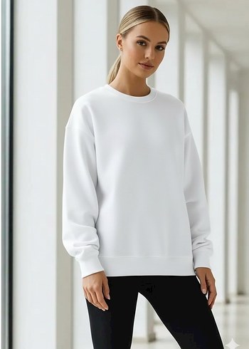 Diğer 3 iplik şardonlu bayan sweatshirt 0.etiketli ürün