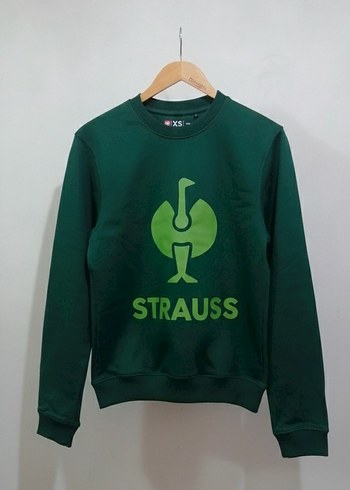 Yeşil Baskılı Bayan Sweatshirt
