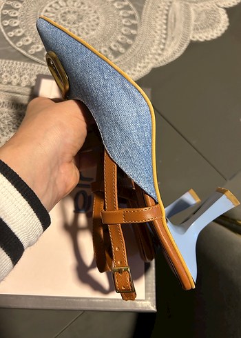 Mavi Denim topuklu Kadın Ayakkabı - Görsel 6