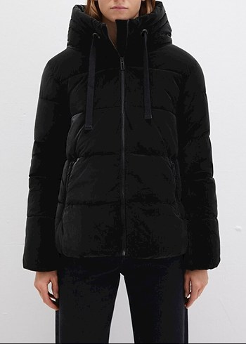 Yüksek Yakalı Kadın Kışlık Mont - Görsel 3