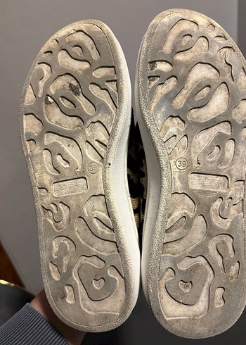 Leopar Desenli Platform Spor Ayakkabı - Görsel 6