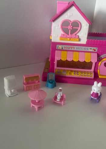 Beden Renk Küçük tavşan evi ve eşyaları