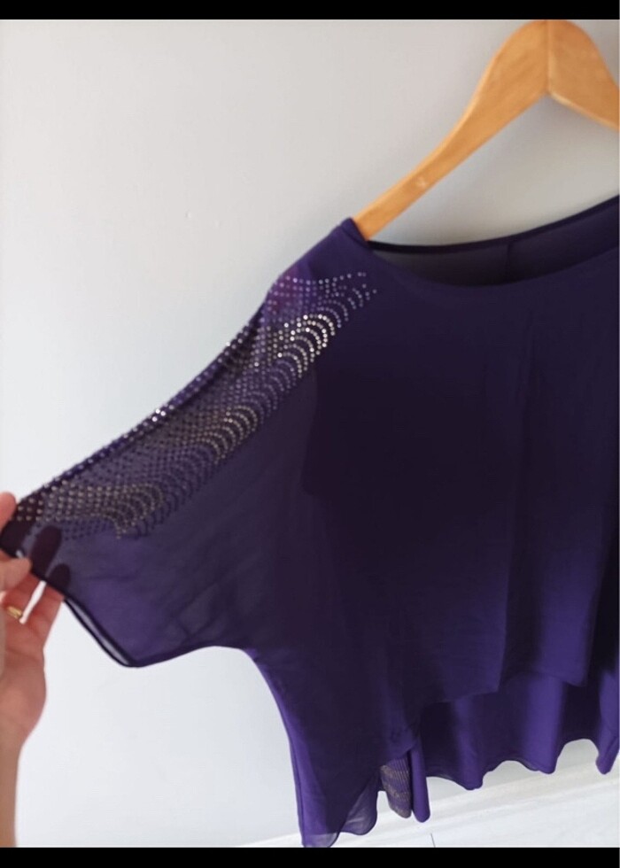 büyük beden 46 abiye elbise - Görsel 3