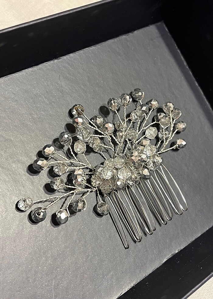 taşlı taraklı toka - Görsel 2