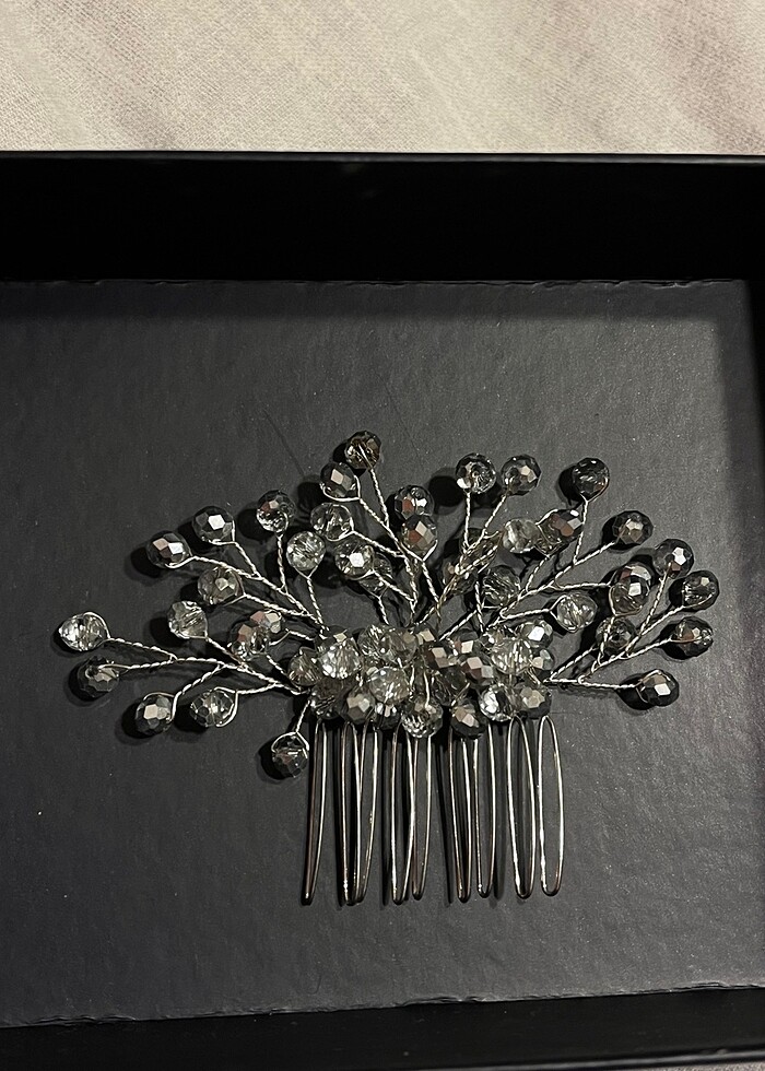 taşlı taraklı toka - Görsel 3