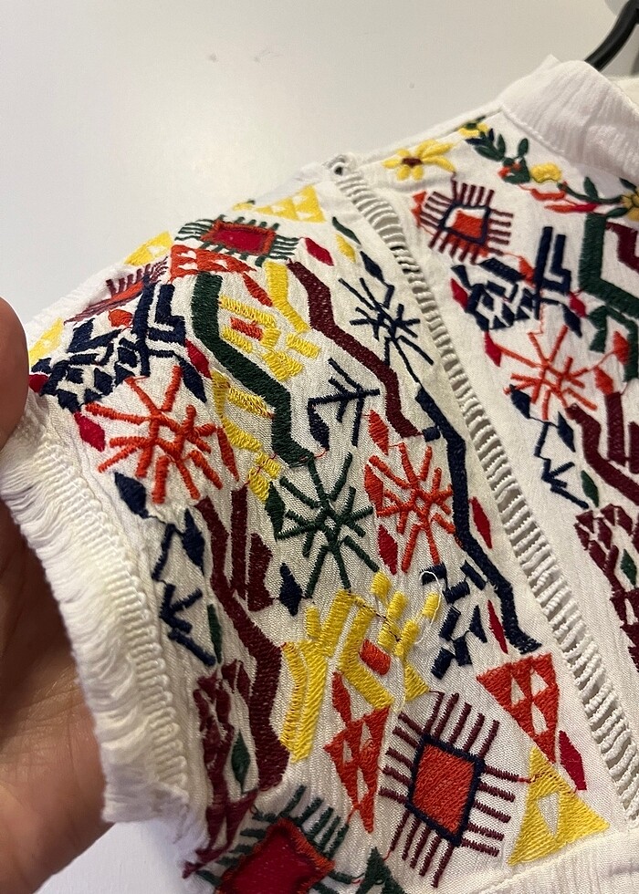 Bluz İşlemeli ve 0 Pamuk - Görsel 4