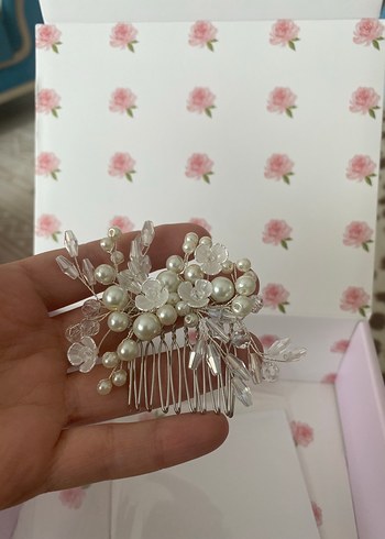 Nişan/Nikah Beyaz Saç Tokası