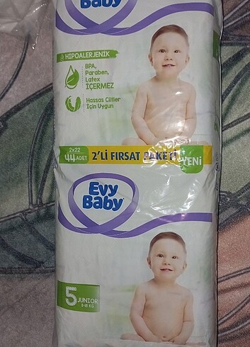 Evy Baby 3 Paket Bebek Bezi