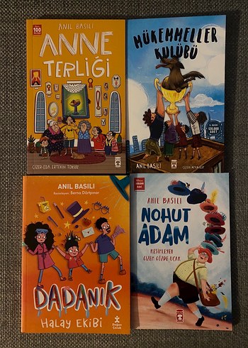 Nohut Adam Dadanık Anne Terliği Anıl Basılı Çocuk Kitapları Seti