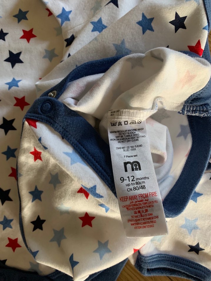 Mothercare  Kısa Kollu Çıtçıtlı Body 9-12 ay - Görsel 3