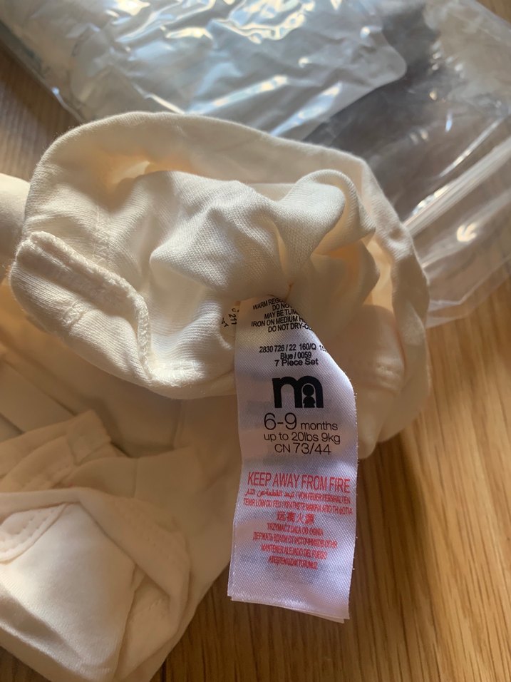 Mothercare bebek çocuk body seti 7li - Görsel 2