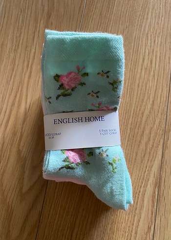 Penti English Home Çiçek Desenli Çorap