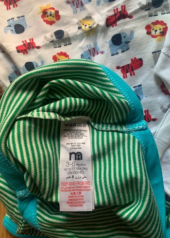 Mothercare Bebek çocuk Kısa Kollu Body  3-6 ay - Görsel 2