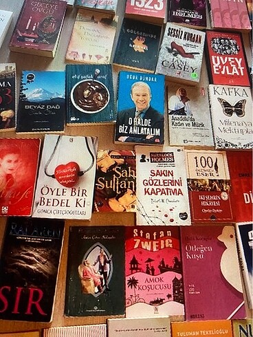 Toplu kitap satış 50 adet