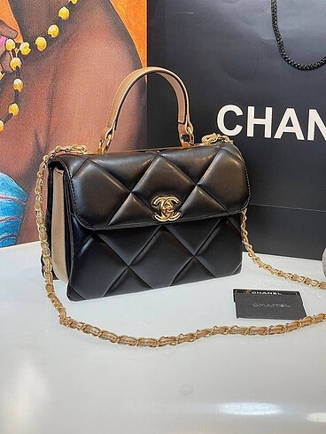 CHANEL Flap Bag with Top Handle